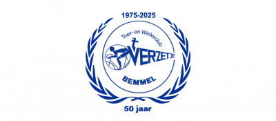 TWC 't Verzetje - jubileum logo header